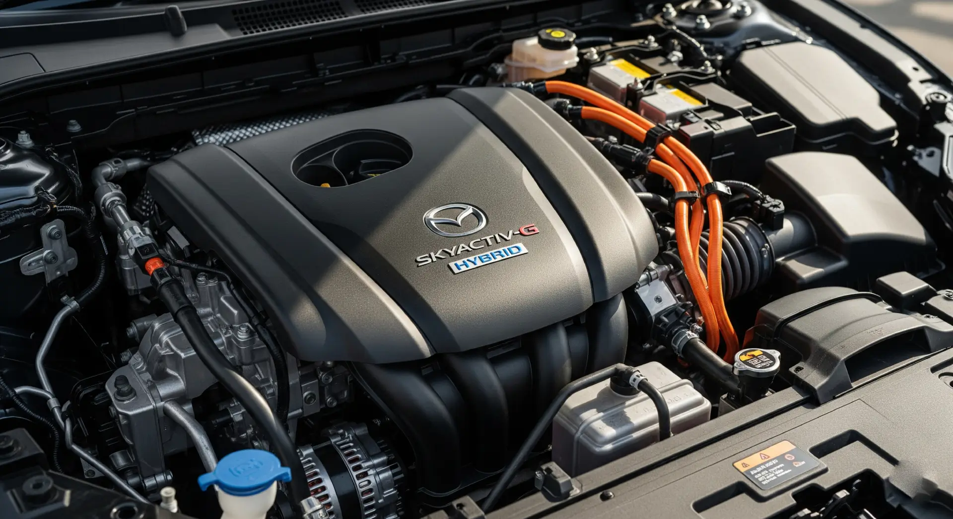 2025 Mazda 3 hybrid engine with Skyactiv technology