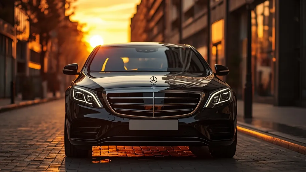 Elegant W223 Mercedes-Benz S500 exterior, showcasing its modern design and sophisticated presence.