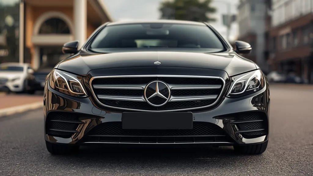 Mercedes E200 Exclusive: Classic Luxury & Hood Ornament