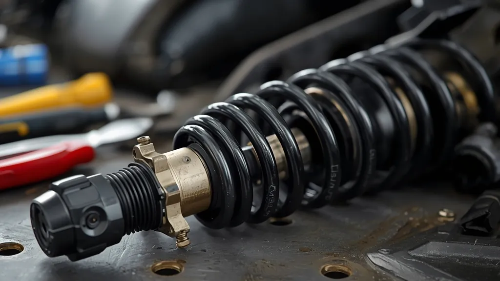 Mercedes Airmatic suspension component, illustrating potential repair costs for a used S350 Luxury Sedan.