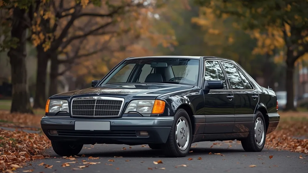 Iconic W140 Mercedes S600 Luxury Sedan showcasing its imposing presence and classic design.