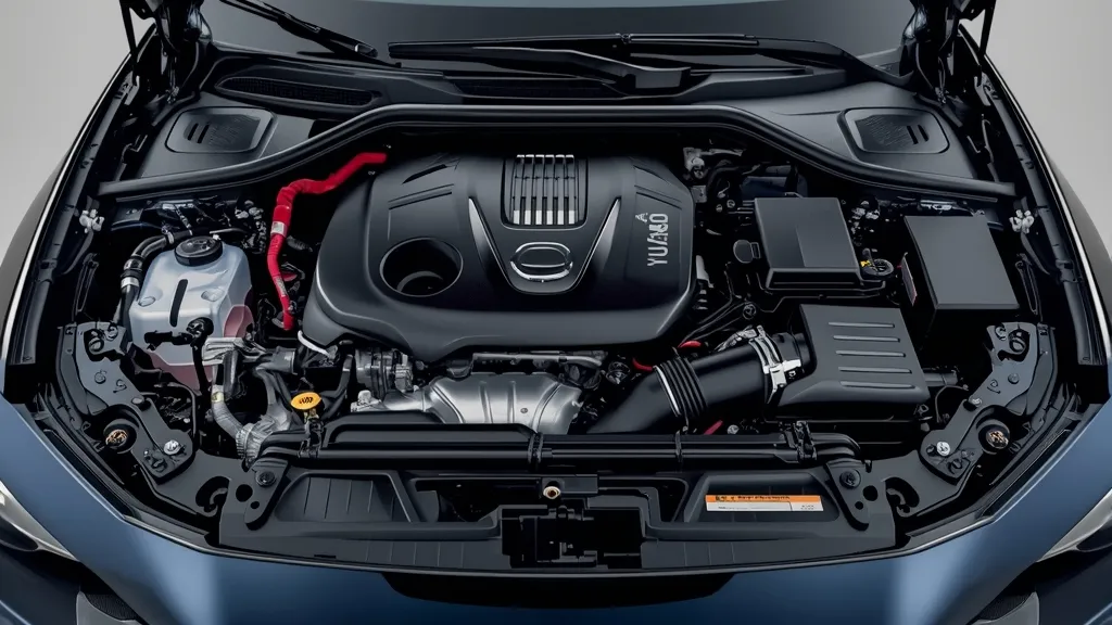 Powerful 2022 Mazda 3 Turbo engine bay, showcasing Skyactiv-G 2.5T for exhilarating performance.
