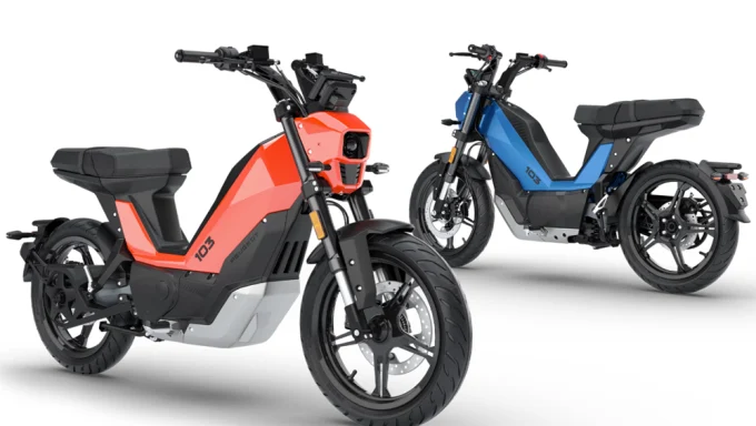 Peugeot 103, electric scooter, electric moped, Peugeot electric bike, classic scooter revival, lightweight e‑scooter, European electric motorcycles 2