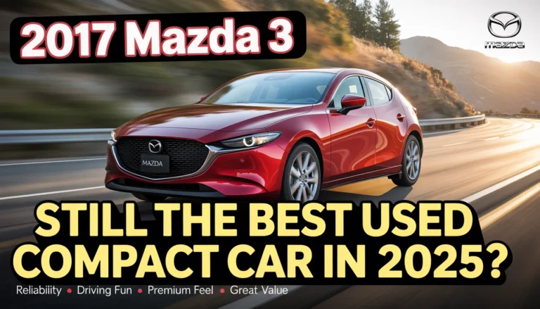 The Enduring Appeal of the 2017 Mazda 3 A Comprehensive Look for Used Car Buyers