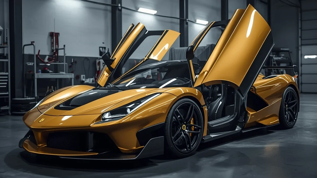 Ferrari 412, custom Ferrari build, Superfast V12, bespoke gearbox, luxury car interior, Mongolian cashmere leather, high-end car modification, bespoke supercar 1