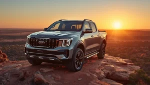 Kia Tasman, Kia pickup redesign, Australian truck market, Ford Ranger competitor, Toyota Hilux rival, off-road pickup, Kia Tasman facelift