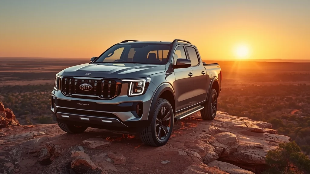 Kia Tasman, Kia pickup redesign, Australian truck market, Ford Ranger competitor, Toyota Hilux rival, off-road pickup, Kia Tasman facelift