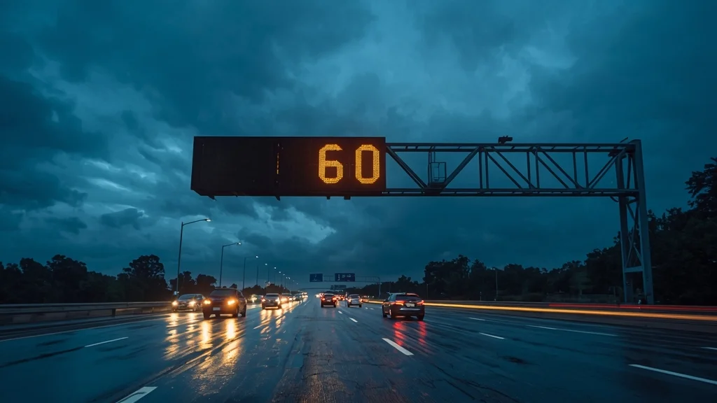 dynamic speed limit signs, electronic speed signs, Texas traffic safety, smart road technology, variable speed limits, road safety innovations