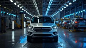 Ford Escape discontinuation, Ford SUV, US auto dealers, electric pickup truck, Ford Louisville plant, automotive market 2025, Ford new models, dealer revenue loss