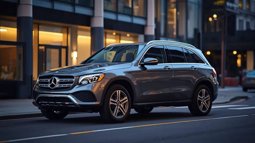 2024 Mercedes GLC in Selenite Grey Metallic, showcasing its sleek design and popular exterior color.
