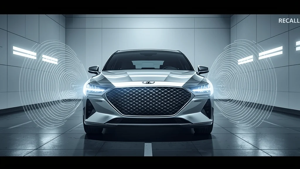 Genesis G90 recall, luxury sedan recall, automatic emergency braking, radar sensor issue, vehicle safety recall, silver paint radar interference, Hyundai luxury brand 1
