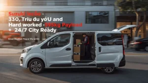Suzuki Eeco van, 1.2L engine cargo van, Vietnam commercial van, VinFast EC Van, affordable cargo vehicle, Suzuki Vietnam, payload 595 kg, 2026 van launch