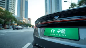 electric vehicles, EV license plates, Vietnam green policy, Hanoi electric cars, hybrid vehicle registration, green traffic management, ETC QR code