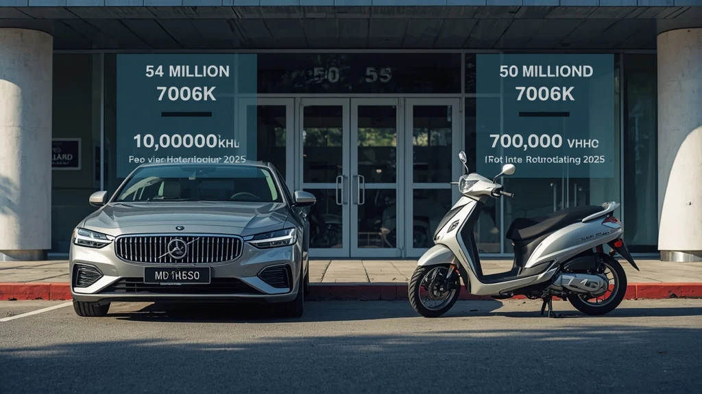 Ho Chi Minh City vehicle registration fee, Vietnam car licence plate fee, 2025 registration cost, Con Dao vehicle registration, motorcycle licence fee Vietnam 1