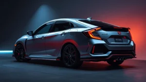 Honda Civic e:HEV RS, 2026 Honda Civic, hybrid sedan, S+ Shift technology, sport‑feel transmission, Tokyo Auto Salon, Prelude-inspired gear shift 1