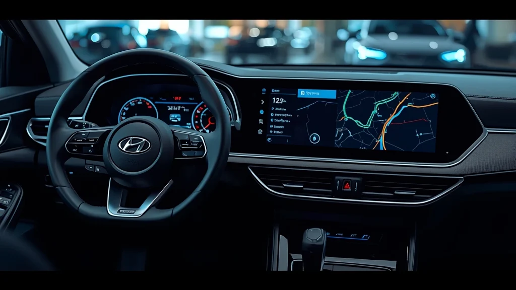 Hyundai Tucson, 2027 Tucson, 17‑inch infotainment screen, digital instrument cluster, automotive technology, SUV interior, Pleos Connect, OTA updates 1