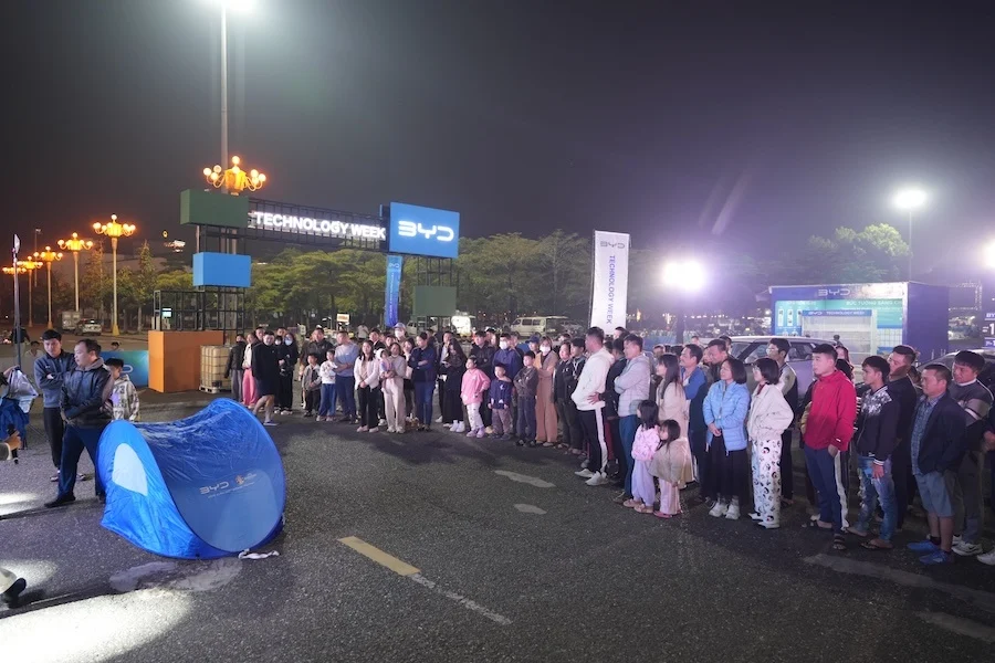 BYD Technology Week, electric vehicle test drive, BYD ATTO, BYD M9, Phu Tho event, new energy cars, automotive experience 12