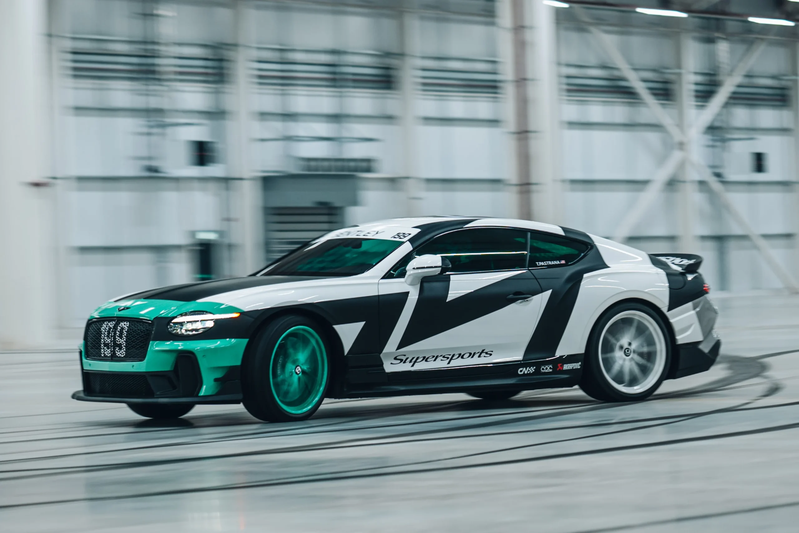 Bentley Supersports, Gymkhana, Travis Pastrana, Bentley Crewe factory, supercar drift, V8 twin turbo, luxury performance car 10