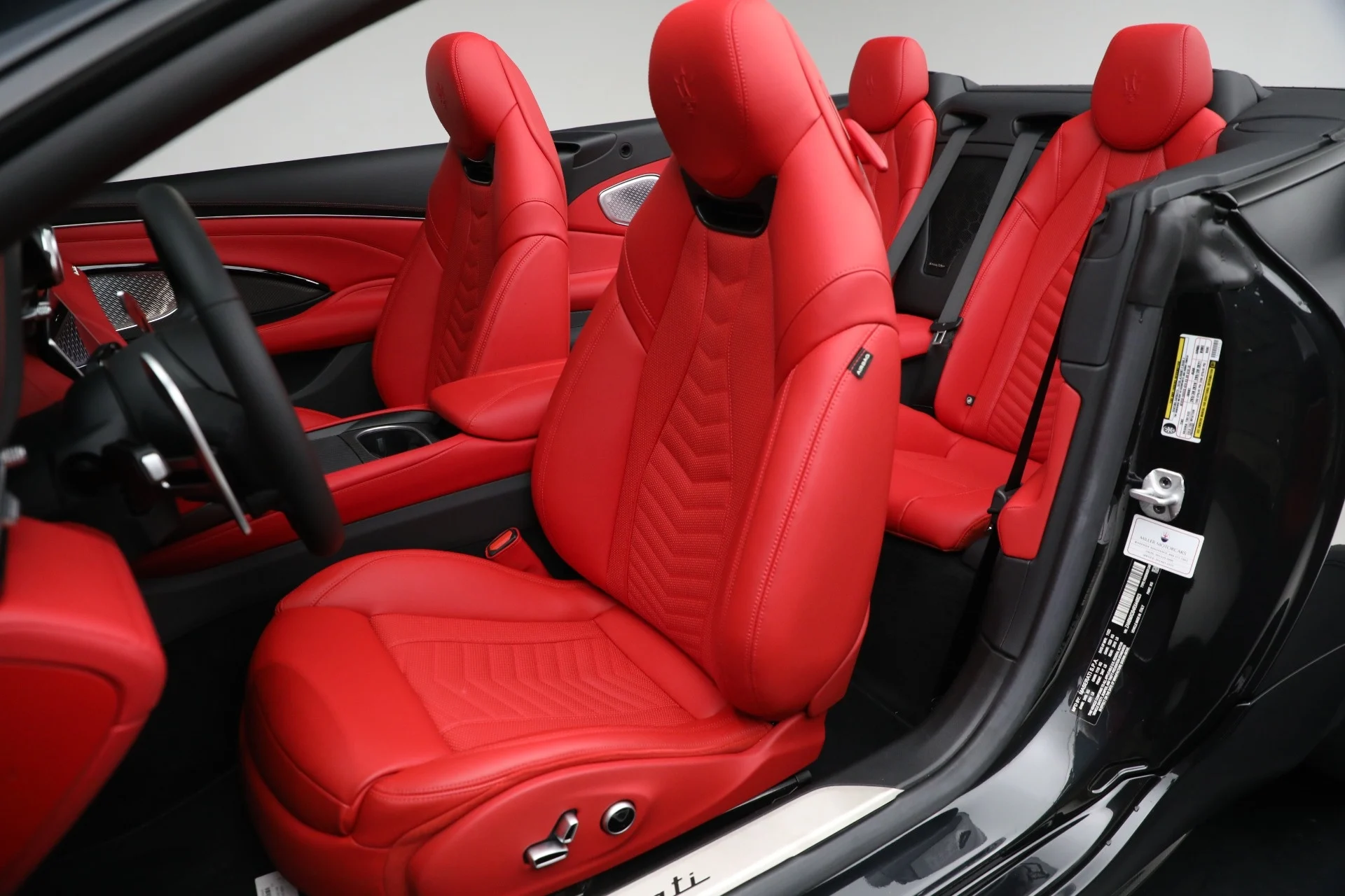 Maserati GranCabrio Trofeo, Maserati convertible, luxury sports car, Vietnam car news, Nero Assoluto, Rosso interior, V6 Nettuno engine, high performance coupe 8