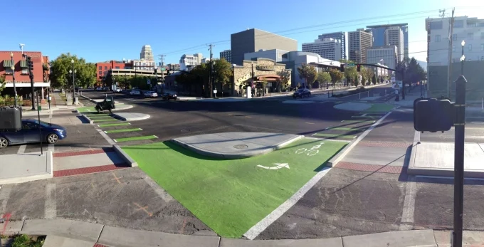 bike lane design, safe cycling infrastructure, urban bike lanes, bike lane standards, cycling safety, bike lane surface, bike lane intersection 4