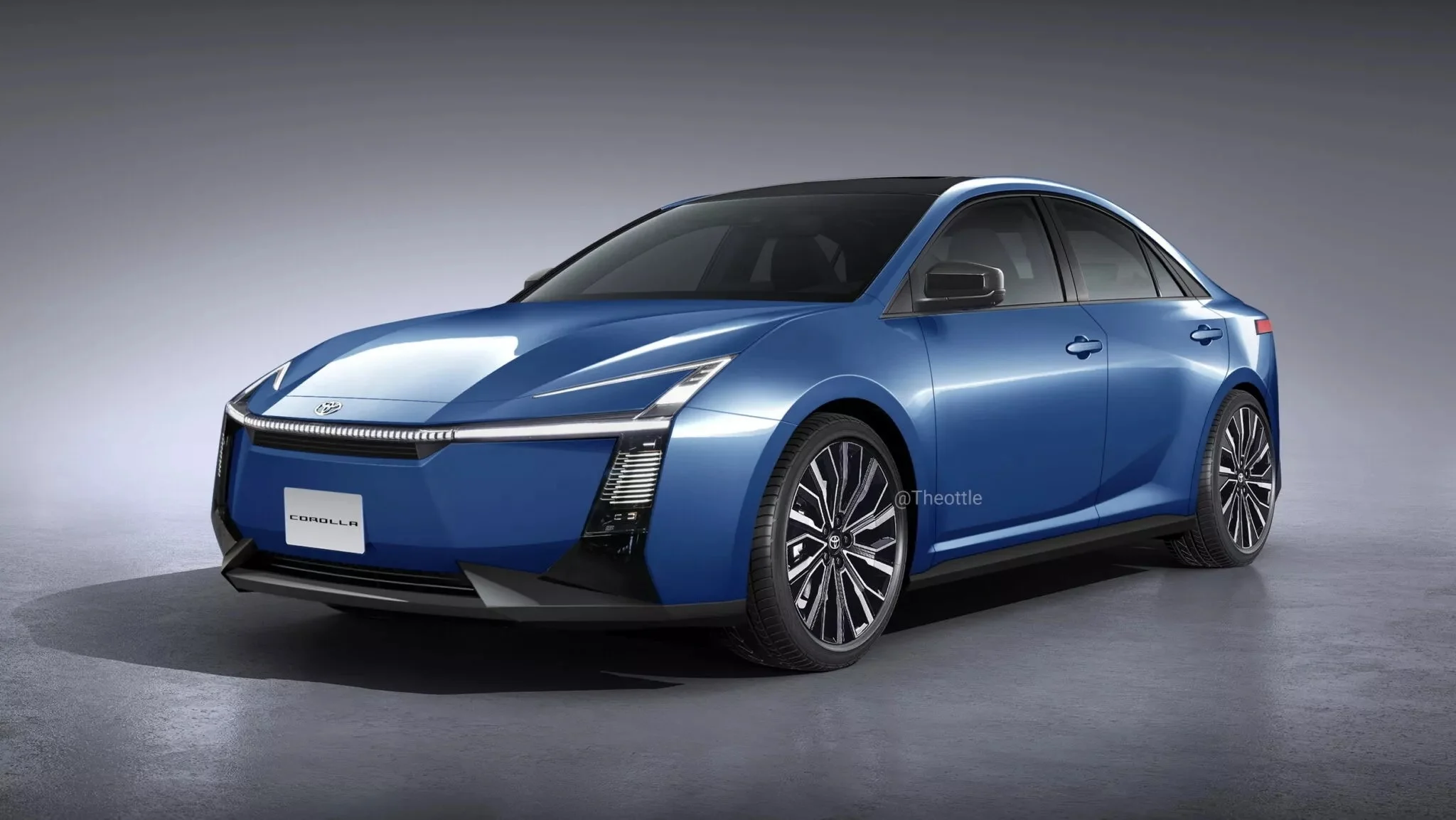 Toyota Corolla, new Corolla design, 2025 concept car, hybrid Corolla, electric Corolla, Japan Mobility Show, automotive design, GR Corolla 3