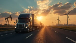 fuel efficiency standards, heavy-duty trucks, US DOT, NHTSA, Biden fuel rules, American Trucking Association, vehicle emissions, fuel consumption 1