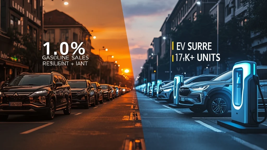 gasoline car sales Vietnam, petrol car market Vietnam, EV growth Vietnam, hybrid vehicles Vietnam, automotive market 2025, VinFast electric cars, traditional car sales 1