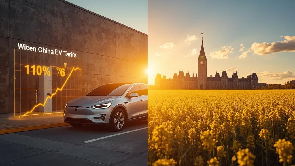 electric vehicles, Canada China trade, EV tariffs, cheap Chinese cars, canola tariff reduction, automotive industry, green technology, trade agreement 1