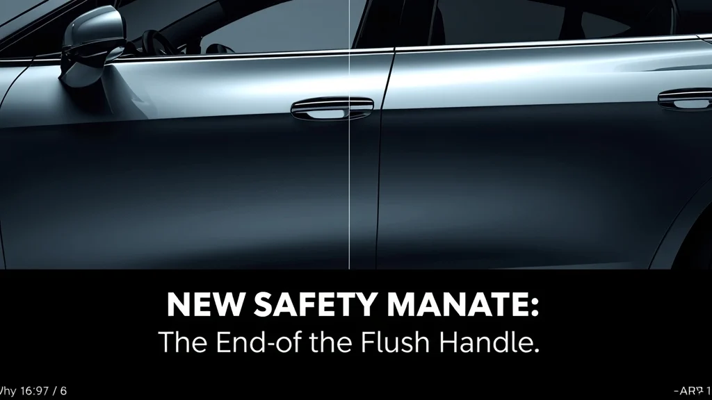 China car safety, EV door handles, flush door handles, automotive regulations, vehicle safety, car design, MIIT, automotive industry 1