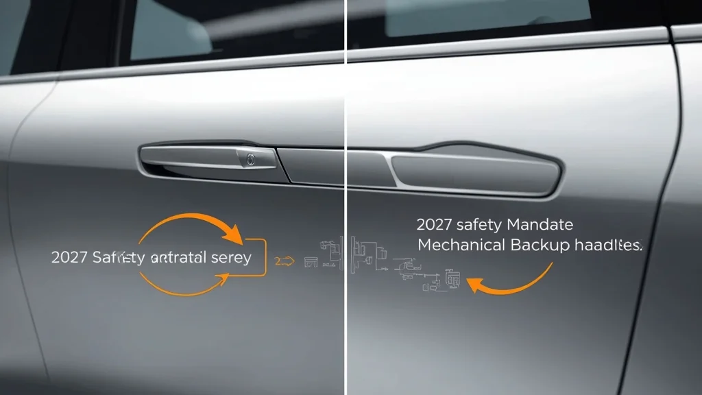 China EV door handle ban, retractable door handles, automotive safety regulations, electric vehicle design, global car market, vehicle rescue safety, MIIT standards, 2027 automotive rule 1