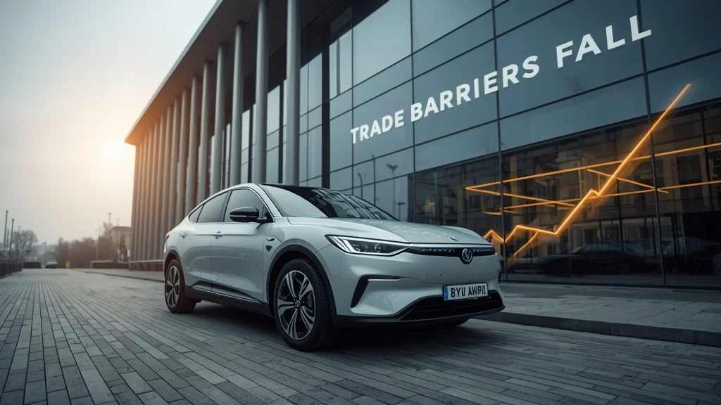 Chinese electric vehicles, EV export, Canada tariffs, EU duties, BYD, Geely, electric car market, Western markets 1