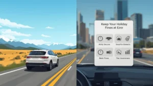 New Year road trip, holiday driving tips, traffic safety, car inspection, avoid traffic fines, AI traffic cameras, Vietnam holiday traffic 1