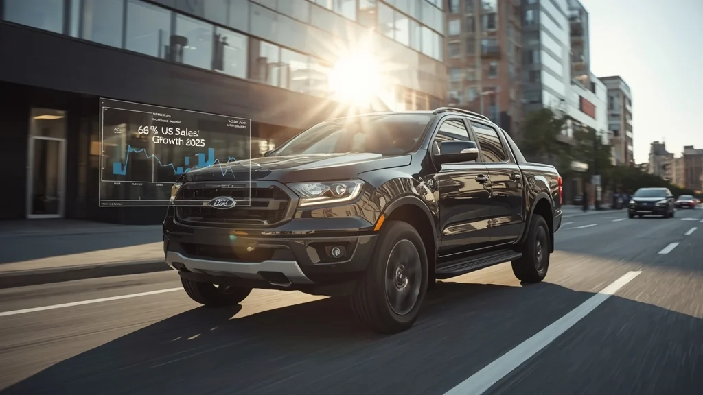 Ford US sales, 2025 auto sales, hybrid vehicles, Maverick pickup, electric vehicle slowdown, US automotive market, Ford hybrid, affordable trucks 1