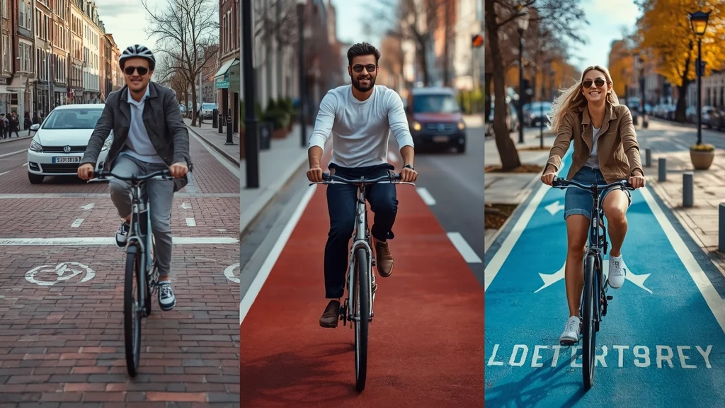 bike lanes, cycling infrastructure, dedicated bike lanes, bike lane design, cycling safety, urban transportation, bike lane examples 1