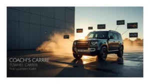 Michael Carrick cars, Manchester United coach vehicle, Land Rover Defender, luxury football cars, Dodge Viper, football manager garage, premium automobiles 1