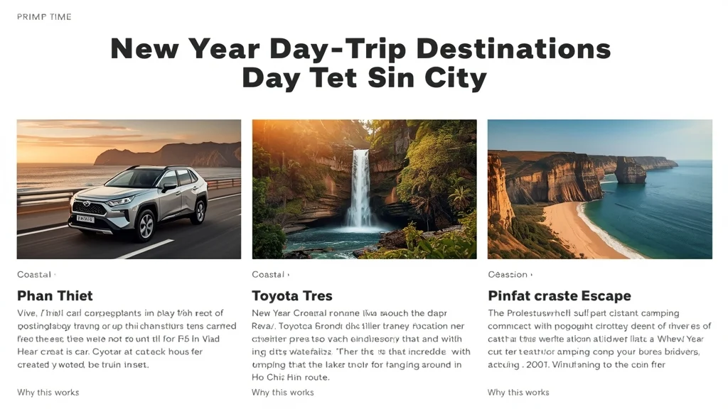 New Year road trip, day trip Ho Chi Minh City, Phan Thiet car trip, Suoi Tre travel, Trị An Lake camping, best routes Vietnam, suitable cars for road trip 1