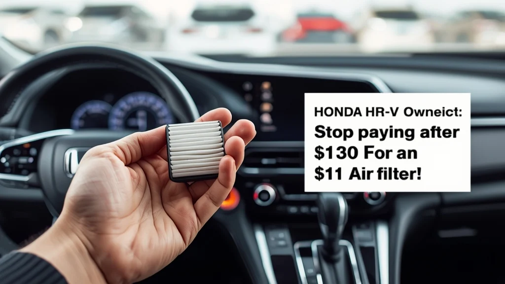 Honda HR-V air filter price, dealership overcharging, car maintenance cost, HVAC filter replacement, Honda service tips, auto parts pricing, US car owners 1