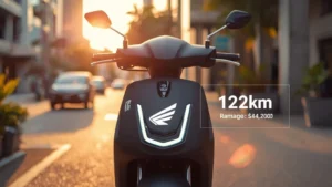 Honda UC3, electric scooter, electric motorcycle Thailand, fixed battery electric bike, LFP battery scooter, CHAdeMO charging, Honda electric vehicle 1