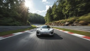 Nürburgring lap record, slowest Nürburgring lap, Ligier JS50, diesel microcar, fuel efficiency record, French automotive, Nürburgring endurance 1