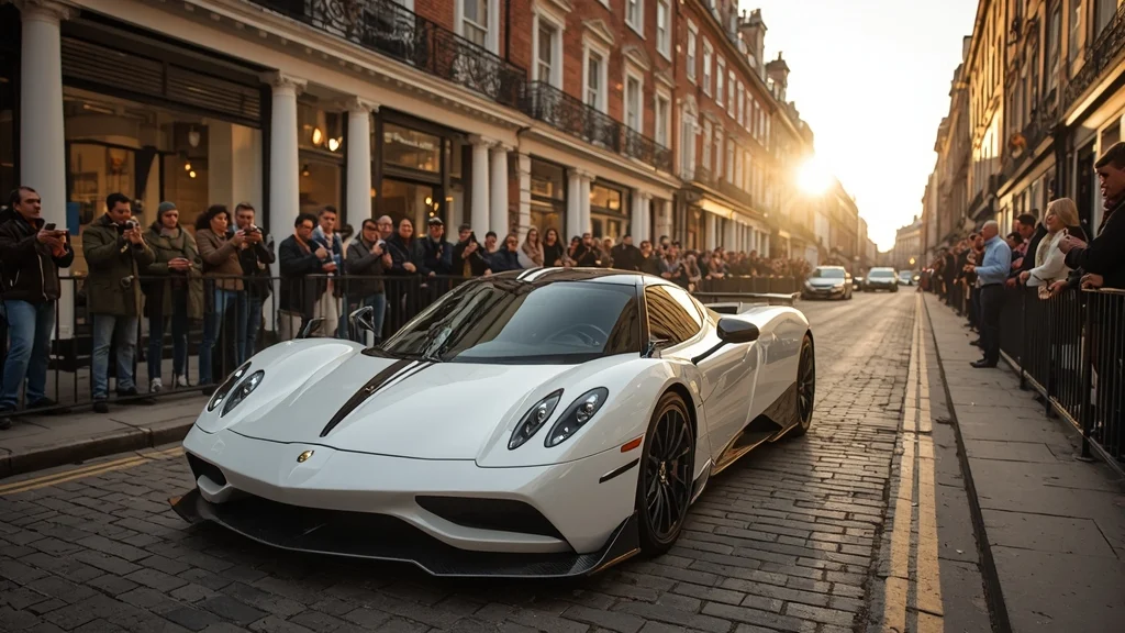 Pagani Utopia, hypercar, London supercar event, Pagani specifications, limited edition supercar, luxury sports car, Pagani price 1