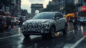 Hyundai electric SUV, compact EV, Hyundai India, electric CUV, urban electric vehicle, Mumbai test, Hyundai EV prototype 1