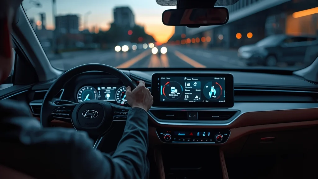 Hyundai Tucson, 2027 Tucson, 17 inch screen, tablet infotainment, SUV technology, digital instrument cluster, Hyundai SUV, premium car tech 1