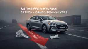 Hyundai profit decline, Hyundai earnings 2025, US car tariffs, automotive industry outlook, Kia Hyundai group, 2026 profit margin, global auto market 1