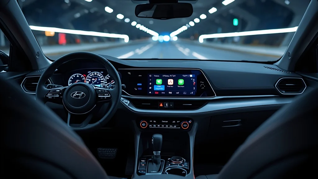 Hyundai Tucson, Hyundai Elantra, 17-inch infotainment, digital instrument cluster, Android Automotive OS, Pleos Connect, OTA updates, automotive technology 1