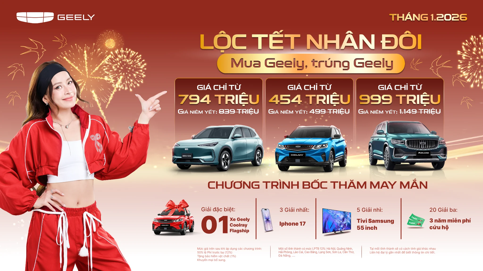 Geely EX5, electric SUV, Lunar New Year car deals, free home charger, EV incentives, Geely Vietnam, electric vehicle safety, EV charging network 6