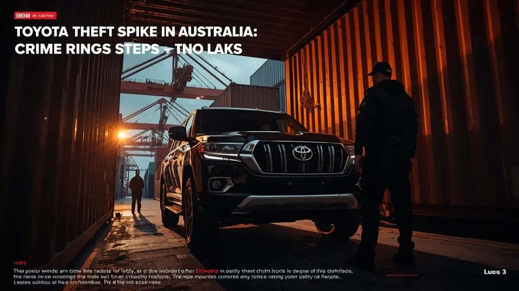 Toyota theft Australia, car theft organized crime, Land Cruiser theft, vehicle security, Queensland police, Toyota security upgrades 1