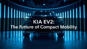 Kia EV2, electric SUV, electric CUV, Brussels Motor Show 2026, EV2 specifications, electric vehicle range, Kia electric car pricing 1