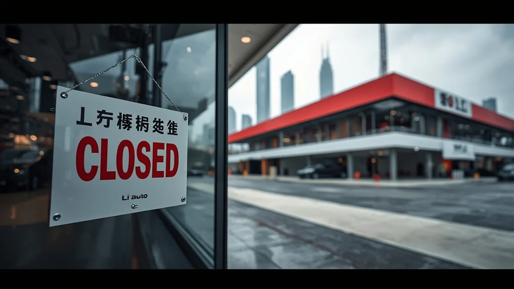 Li Auto dealership closure, China EV market, AutoPark model, electric vehicle sales decline, automotive retail restructuring, Li Auto sales 2025, Chinese EV competition 1