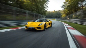 Nürburgring slowest lap, Ligier JS50, diesel microcar, automotive records, fuel efficiency, German race track, French carmaker 1