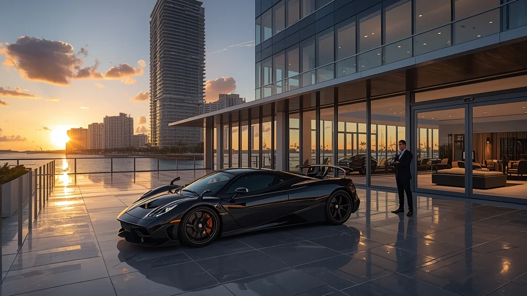 Pagani Residences, luxury condos Florida, supercar concierge, high-end car care, Prestige Imports, Miami luxury real estate, auto concierge service, Pagani hypercar 1